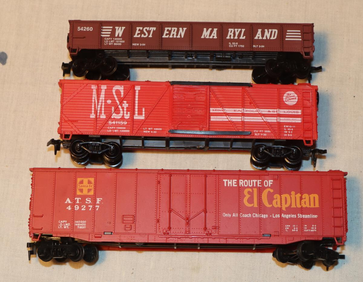 HO Scale Freight Car Lot 2 (3) No Boxes LifeLike & Tyco eBay