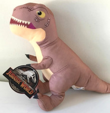 Jurassic World Dominion Brown Dinosaur Plush Toy 12 inch. NWT