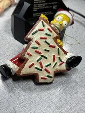 The Simpsons Homer Eating Christmas Cookie Christmas Ornament, 2004, Fox EXC