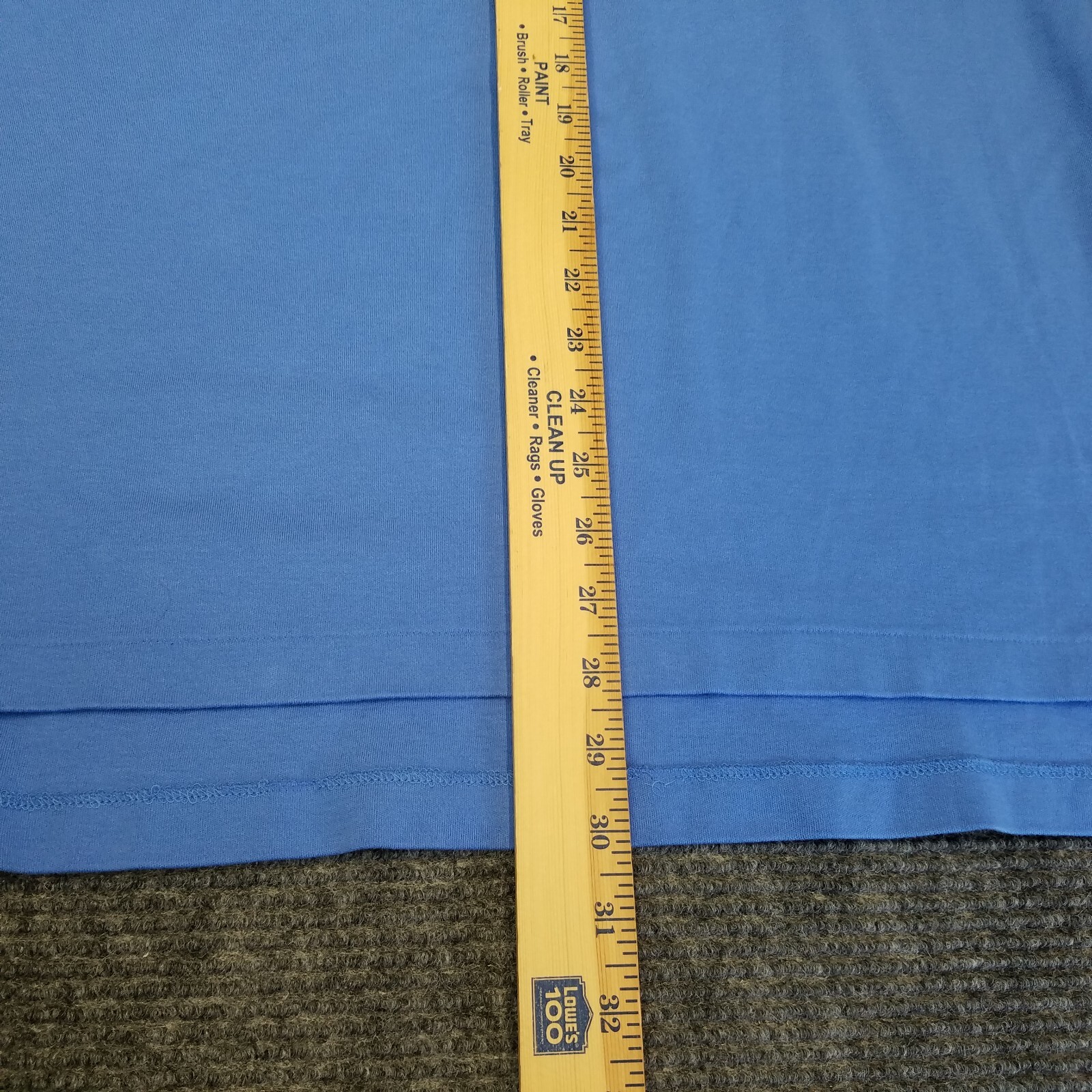 PONY Polo Ralph Lauren Camicia Uomo Large L Blu Cipria Manica Corta 2 Bottoni Classicore