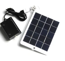 3W5V solar powered oxygen pump, portable fishing oxygen pump, charging dual-use