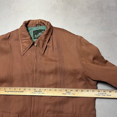 Vintage 40s Buck Skein Joe Gaberdine Jacket Quilted 46 | eBay