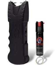Vipertek Rechargeable Stun Gun 500BV +  Pepper Spray