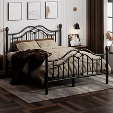 Twin Full Queen Size Bed Frame with Headboard＆Footboard 12 Inch High Bed Frame