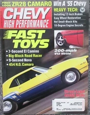 1992 JUNE CHEVY HI PERFORMANCE MAGAZINE CAMARO CORVETTE 55 BEL AIR +COLOR PICS
