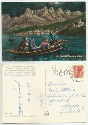 LECCO (036) - La Fuga di Renzo e Lucia - Rievocazioni Manzoniane - FG/Vg 1958