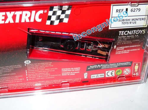 SCALEXTRIC TECNITOYS MITSUBISHI MONTERO TOYS'R'US 6279 NUEVO CAJA ORIGINAL SCX - Imagen 2 de 2