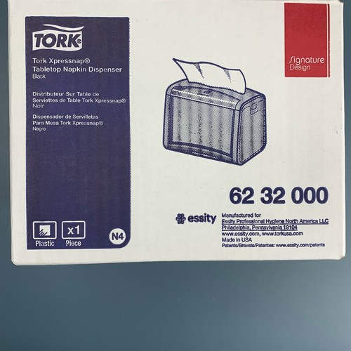 Napkin Dispenser Tork Xpressnap N4 Tabletop Restaurant Black New NIB - Picture 2 of 9