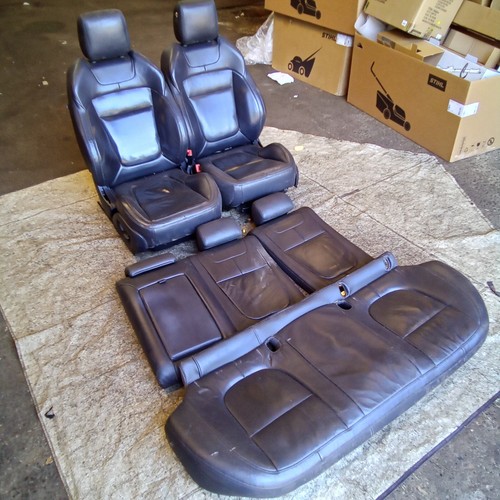 Jaguar XF X250 2008-2015 Luxury Model SET Black Leather Electric Heated Seats - Picture 2 of 22