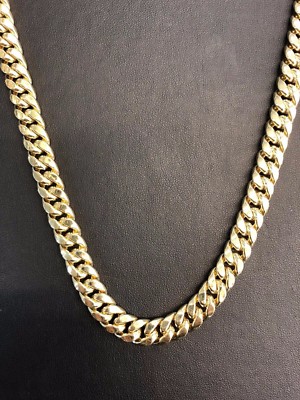 9.5mm Miami Cuban Link Chain Necklace 