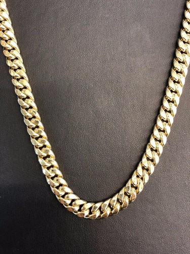 9.5mm Miami Cuban Link Chain Necklace 