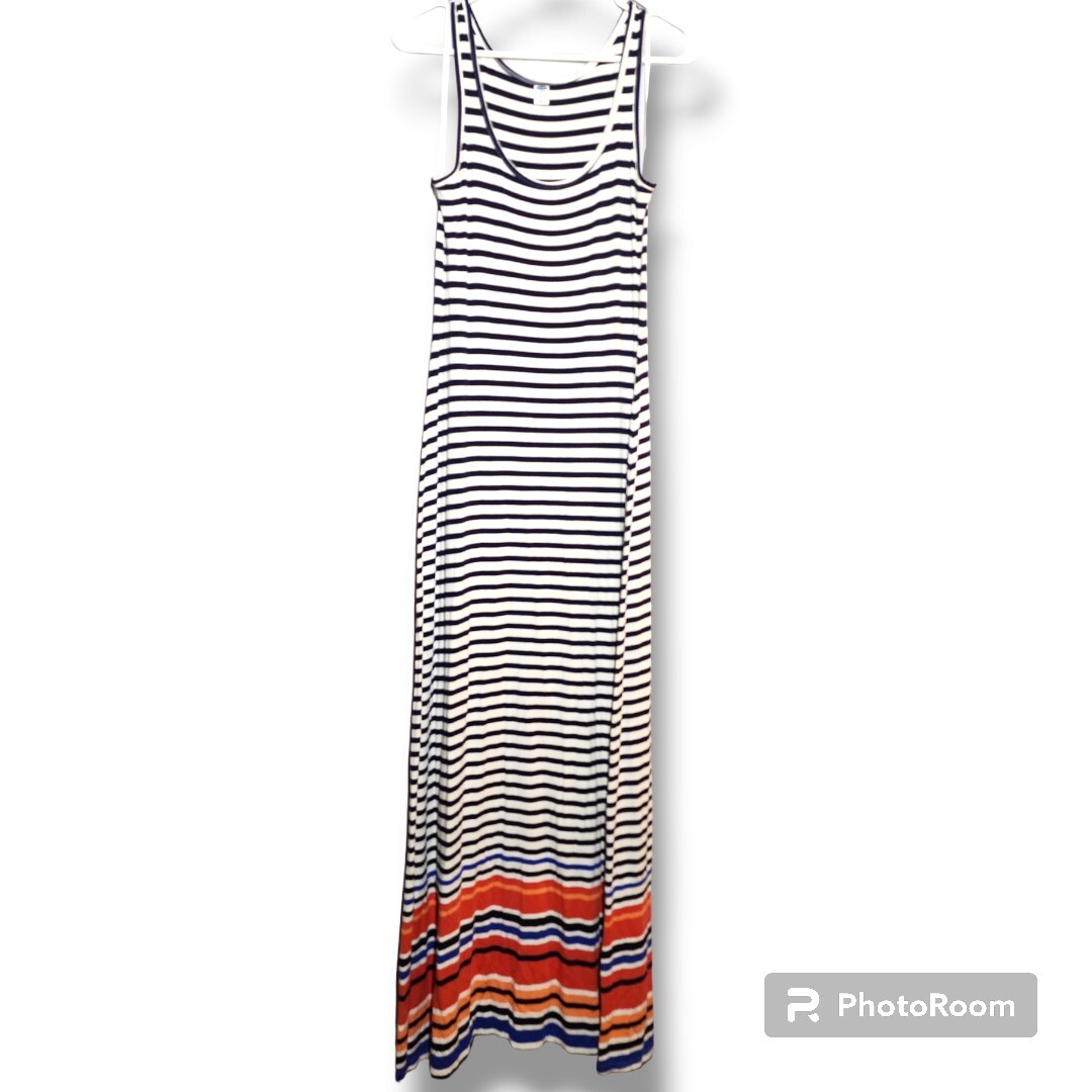 chinese dress ladies Women's Striped Knit Maxi Dress – Lucca Couture main image 1