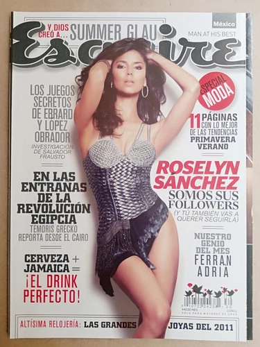 ROSELYN SANCHEZ ESQUIRE MEXICAN MAGAZINE MEXICO SPANISH APRIL 2011