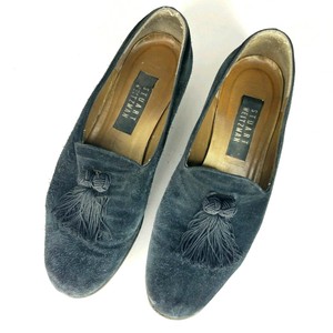 black suede tassel loafers