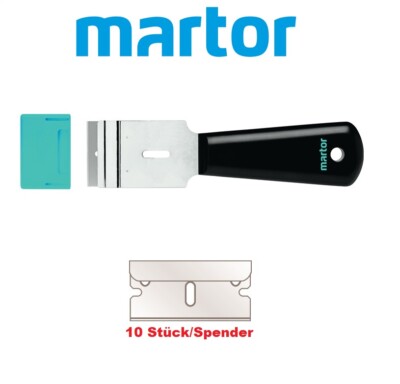 MARTOR Schaber SCRAPEX ARGENTAX 165mm od. Ersatzklingen 10 Stück im Spender