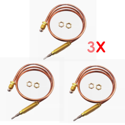 3PCS Universal Thermoelement 600mm M8 Gaskocher Gasbrenner Gasgrill Gasherd M8