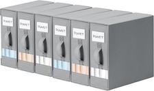 Bed Sheet Organizers and Storage 6 Pack - Foldable Sheet Holder, Linen Closet