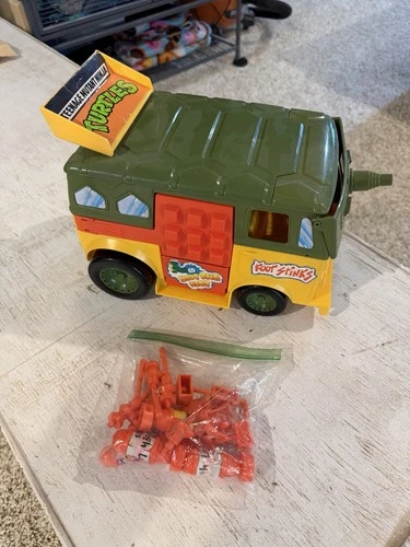 Vintage Teenage Mutant Ninja Turtles Party Wagon Van 1989 TMNT Complete
