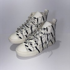 Valentino Garavani VLTN Times Giggies High Top Sneakers White Black EU 40.5