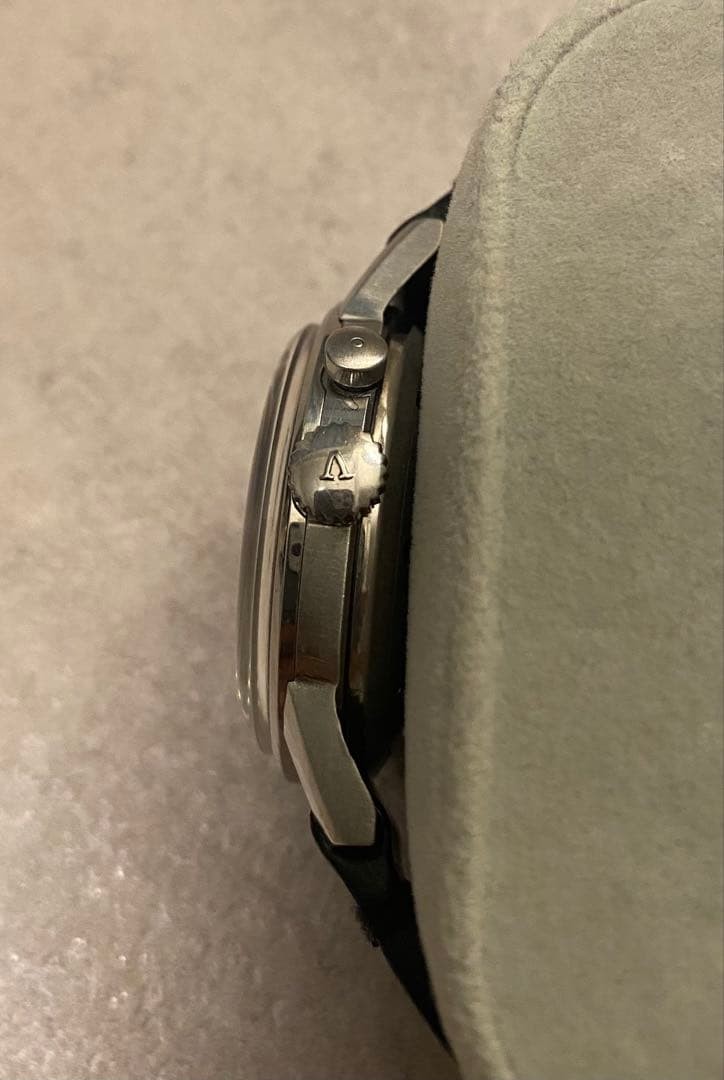 VULCAIN Watch Cricket Hand-Wound Alarm Stainless Steel Leather Men's Wristwatch image 6