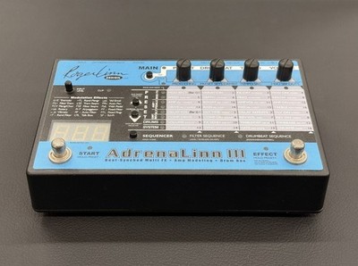 Roger Linn AdrenaLinn III Guitar Pedal Multi FX Drum Box Tested w