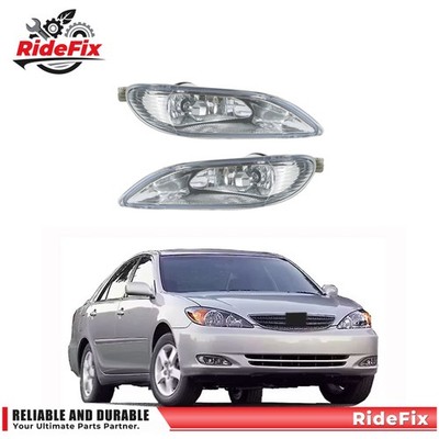 For Toyota Camry 2002 2003 2004 Fog Lights Lamps Assy Right&Left Side Clear Lens