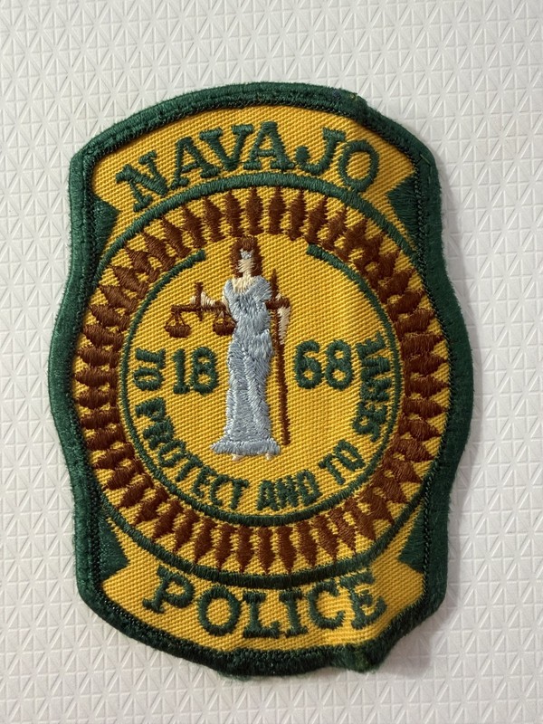 AZ Arizona Navajo Indian Tribe Reservation Tribal Police patch