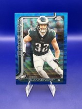 Reed Blankenship 2025-26 Topps Chrome Football Blue Wave Refractor /150 #251