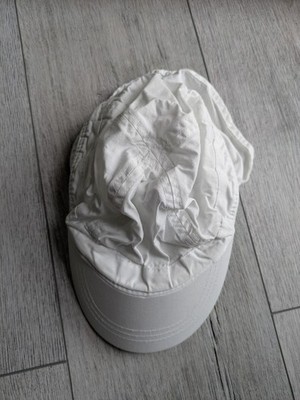 Mütze Hut Kopfbedeckung Sommer H&M Nackenschutz Weiß Gr 74 6-9 Monate 