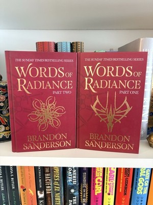 FairyLoot Exclusive Set: Words of Radiance Part One & Two Brandon Sanderson NEW