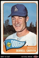 1965 Topps #112 Derrell Griffith Dodgers 3 - VG