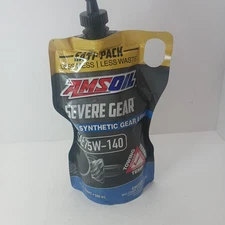 AMSOIL Severe Gear 75W-140 1 Quart Synthetic Gear Lube Easy-Pack