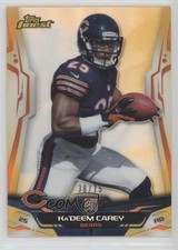 2014 Topps Finest Gold Refractor 38/75 Ka'Deem Carey Ka Deem Carey #129 f0v