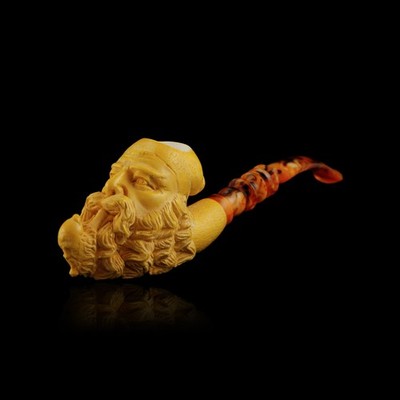 Dunhill smoking man Meerschaum Pipe tobacco pfeife handmade 海泡石 with case