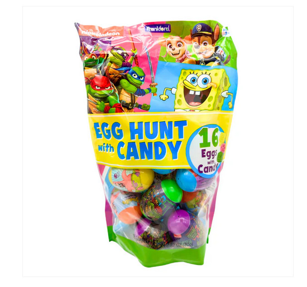 Nickelodeon Egg Hunt with Candy 16 Eggs Spongebob Paw Patrol