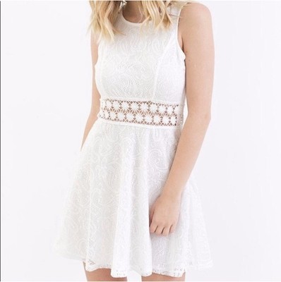 NWT Bailey Blue White Lace Summer Dress Size XL