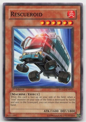 Rescueroid POTD-EN011 Power of the Duelist Yu-Gi-Oh 1st Edition NM