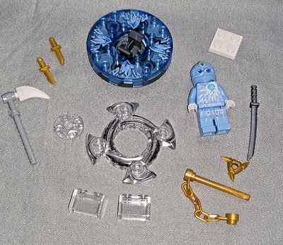 LEGO NINJAGO: NRG Zane (9590) Used Complete Set Rare NRG Zane