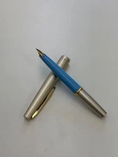 Sailor Fountain Pen 21k Blue Fine Nib Used Japan