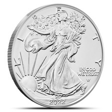Daily shipment of 1 oz American Eagle coins from the United States Mint in 2022