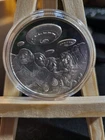 Intaglio Mint UFOs over Rushmore 1 oz .999 Silver Round BU
