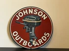 Johnson Outboards Marine Vintage  Style Metal Sign