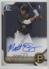 2022 Bowman Chrome Prospect Auto Matt Fraizer #CPA-MF Auto 6fs