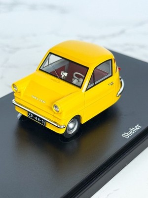 Extrem seltenes AutoCult 1:43 Shelter NL 1958 Microcar gelb, nur 333 Teile