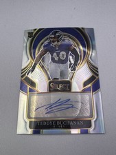 2025 Panini Select - Select Signatures Teddye Buchanan #SIP-TBN (AU, RC) Ravens