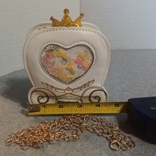 White Princess Carriage Mini Crossbody Bag, Z...