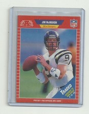 1989 Pro Set Jim McMahon TRADED Football Card - # 478