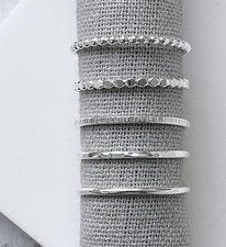 Skinny Silver Stacking Ring  Sterling Silver Ring  Minimalist Ring  Dainty Si