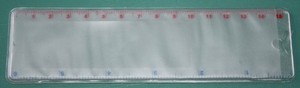 Pocket Magnifier Metric/Imperial Ruler & Slip Case
