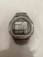 Vintage Men's Casio Wave Ceptor WV-58A World Time Digital Dial